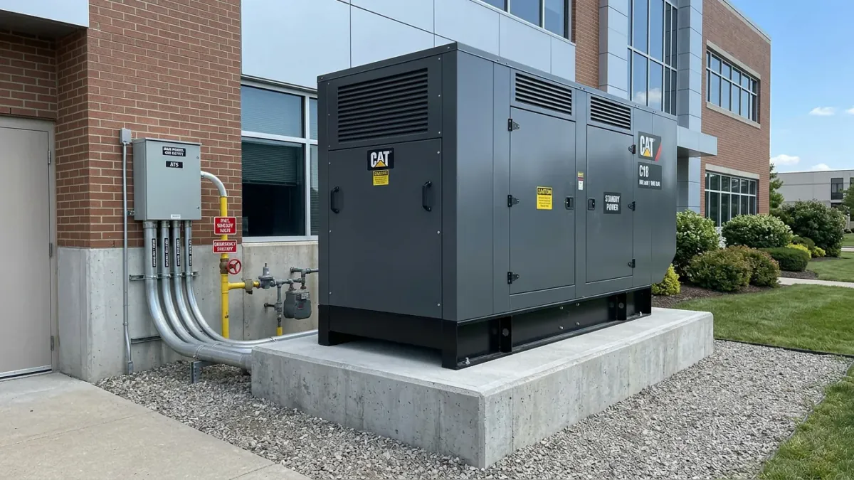 Professional Commercial Standby Generator Installation standby generator installation